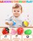 6 Pack Wooden Easter Egg Shakers for Toddlers, Percussion Musical Instrument Toys, Montessori Easter Basket Stuffers & Preschool Learning Toys for Babies, Boys & Girls